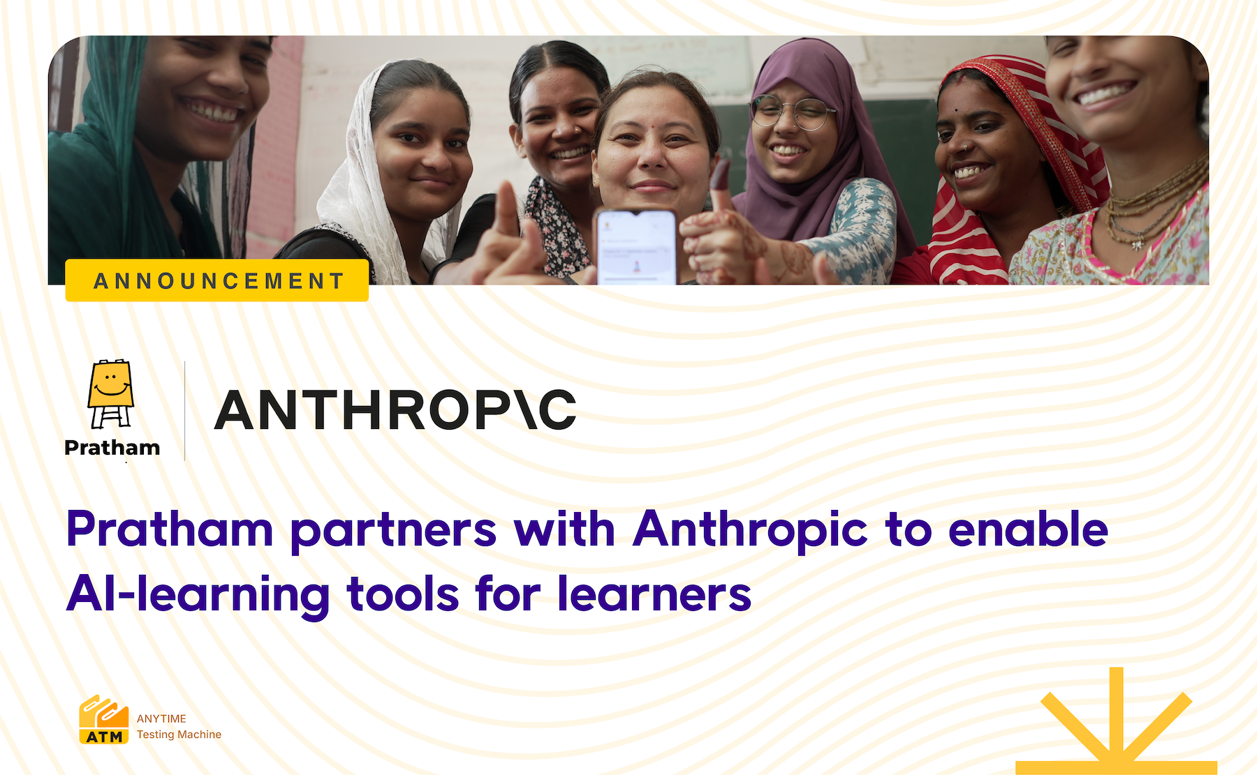 Pratham partners with Anthropic to enable AI-learning tools for learners
